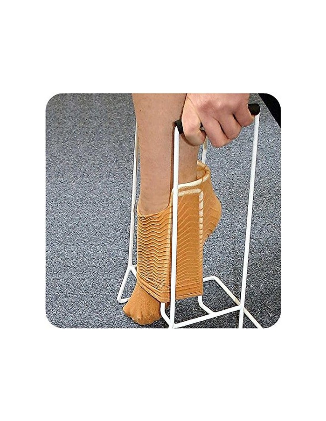 Calzador de calcetines, ayuda para ponerse calcetines y medias de  compresión.…