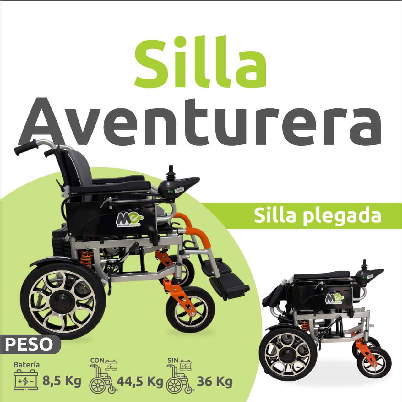Silla de Ruedas Eléctrica Aventurera